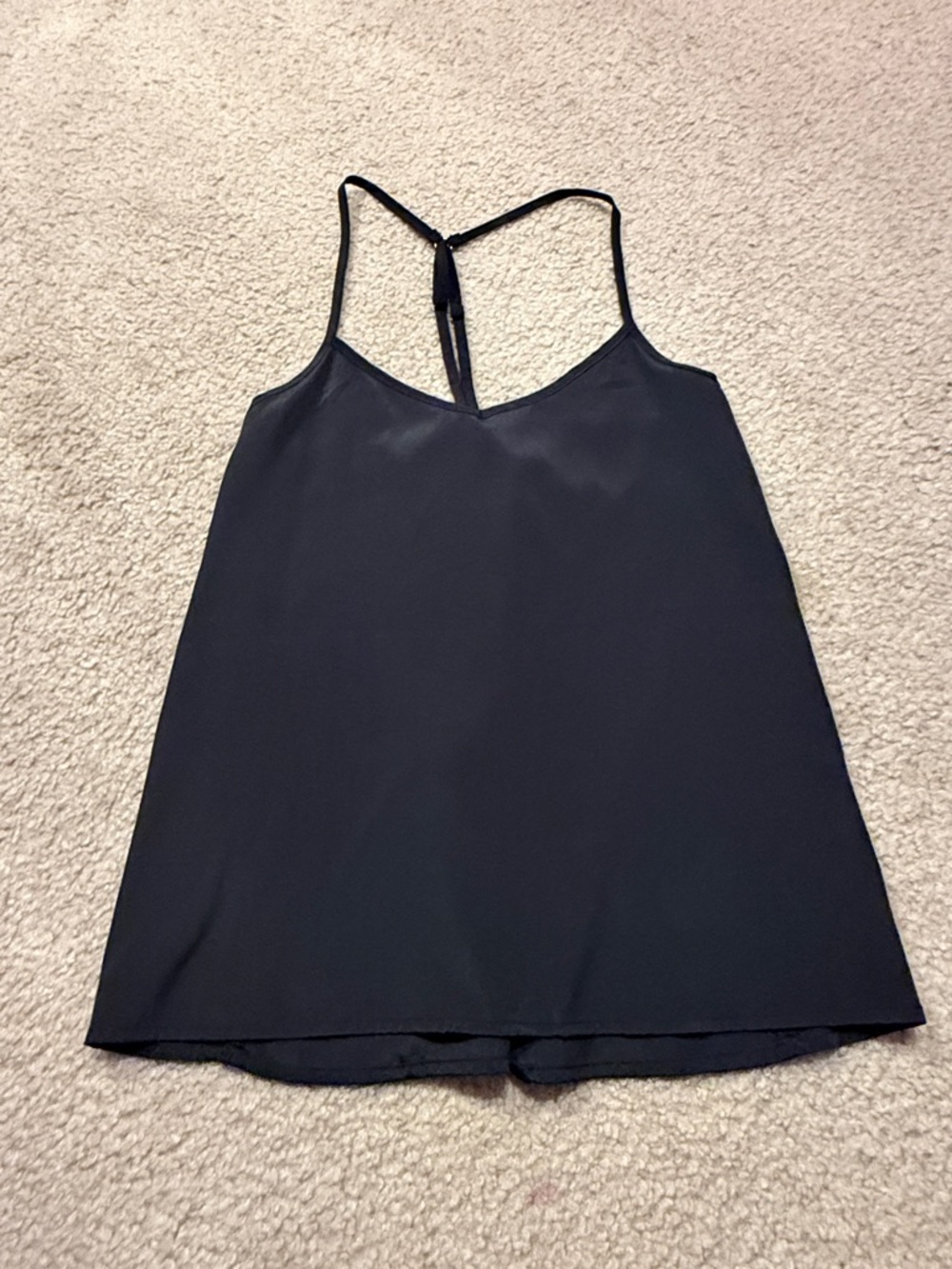 Hollister Black V-Neck Strappy Tank